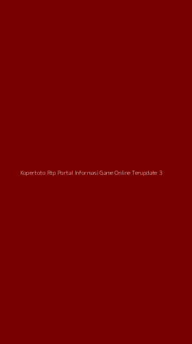 Tampilan Antarmuka Aplikasi Kopertoto Rtp Portal Informasi Game Online Terupdate - 3