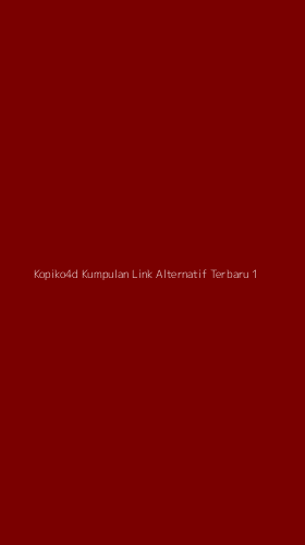 Tampilan Antarmuka Aplikasi Kopiko4d Kumpulan Link Alternatif Terbaru - 1