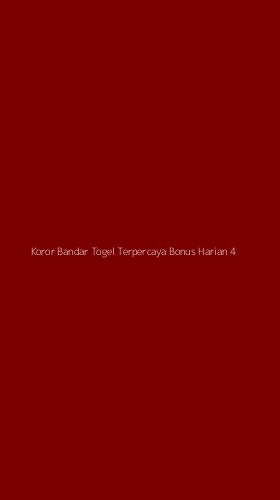 Tampilan Antarmuka Aplikasi Koror Bandar Togel Terpercaya Bonus Harian - 4