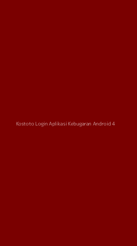 Tampilan Antarmuka Aplikasi Kostoto Login Aplikasi Kebugaran Android - 4
