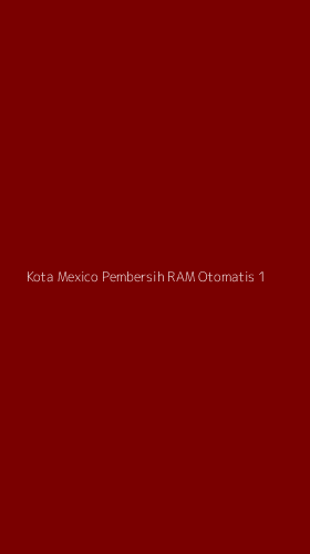 Tampilan Antarmuka Aplikasi Kota Mexico Pembersih Ram Otomatis - 1