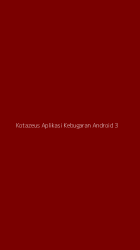 Tampilan Antarmuka Aplikasi Kotazeus Aplikasi Kebugaran Android - 3