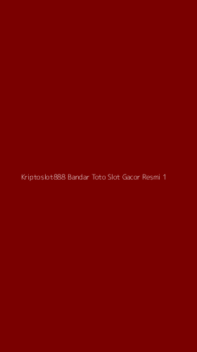 Tampilan Antarmuka Aplikasi Kriptoslot888 Bandar Toto Slot Gacor Resmi - 1