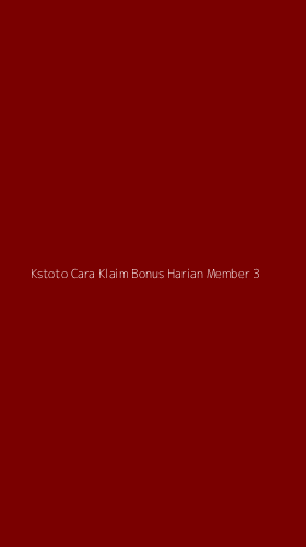 Tampilan Antarmuka Aplikasi Kstoto Cara Klaim Bonus Harian Member - 3
