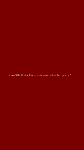 Tampilan Antarmuka Aplikasi Kuasa999 Portal Informasi Game Online Terupdate - 1
