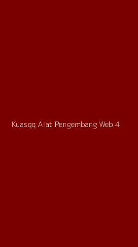 Tampilan Antarmuka Aplikasi Kuasqq Alat Pengembang Web - 4