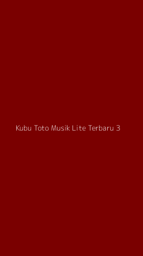 Tampilan Antarmuka Aplikasi Kubu Toto Musik Lite Terbaru - 3