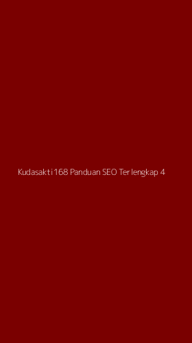 Tampilan Antarmuka Aplikasi Kudasakti168 Panduan Seo Terlengkap - 4