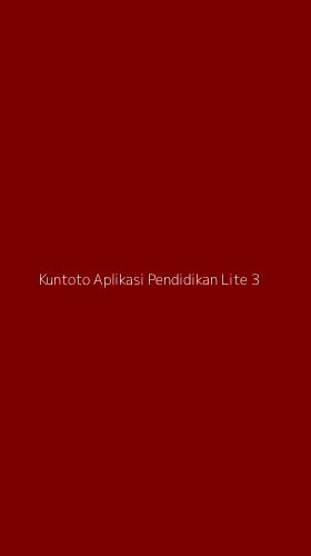 Tampilan Antarmuka Aplikasi Kuntoto Aplikasi Pendidikan Lite - 3