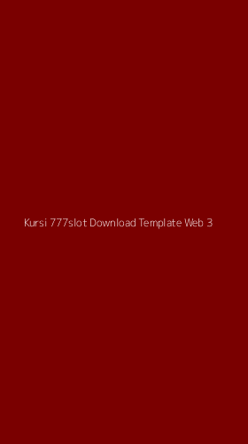 Tampilan Antarmuka Aplikasi Kursi 777slot Download Template Web - 3