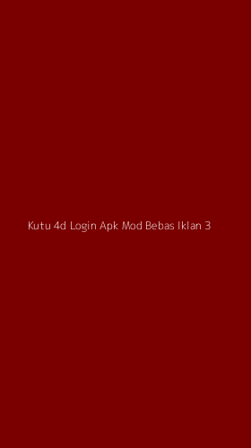 Tampilan Antarmuka Aplikasi Kutu 4d Login Apk Mod Bebas Iklan - 3