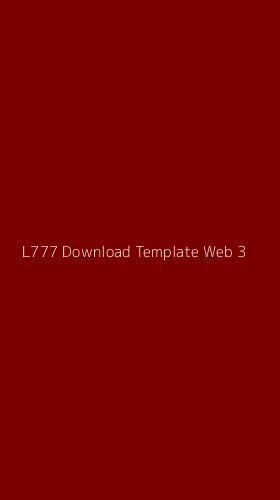 Tampilan Antarmuka Aplikasi L777 Download Template Web - 3