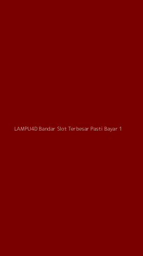 Tampilan Antarmuka Aplikasi Lampu4d Bandar Slot Terbesar Pasti Bayar - 1