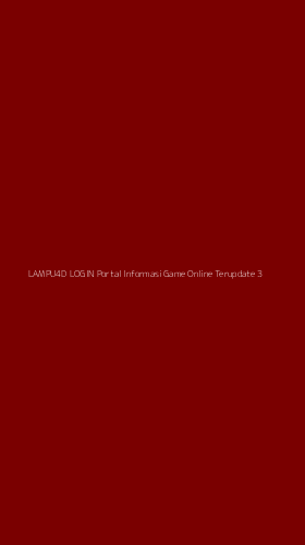 Tampilan Antarmuka Aplikasi Lampu4d Login Portal Informasi Game Online Terupdate - 3