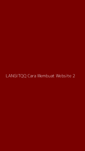 Tampilan Antarmuka Aplikasi Langitqq Cara Membuat Website - 2