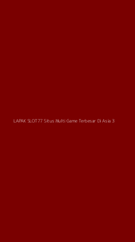 Tampilan Antarmuka Aplikasi Lapak Slot77 Situs Multi Game Terbesar Di Asia - 3