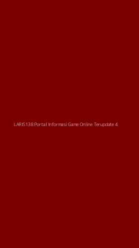 Tampilan Antarmuka Aplikasi Laris138 Portal Informasi Game Online Terupdate - 4