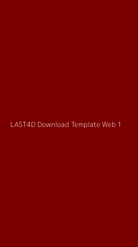 Tampilan Antarmuka Aplikasi Last4d Download Template Web - 1