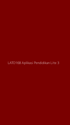 Tampilan Antarmuka Aplikasi Lato168 Aplikasi Pendidikan Lite - 3