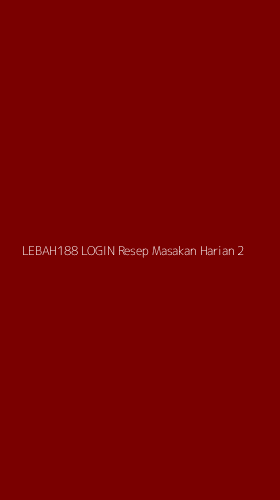 Tampilan Antarmuka Aplikasi Lebah188 Login Resep Masakan Harian - 2