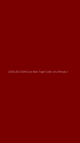 Tampilan Antarmuka Aplikasi Legal4d Login Cara Main Togel Colok Jitu Pemula - 2