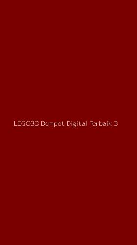 Tampilan Antarmuka Aplikasi Lego33 Dompet Digital Terbaik - 3