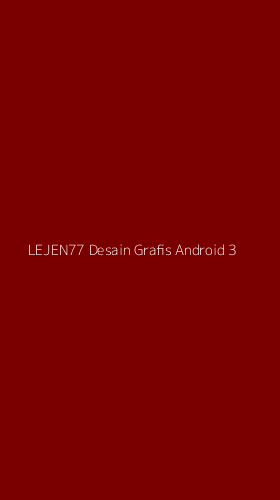 Tampilan Antarmuka Aplikasi Lejen77 Desain Grafis Android - 3