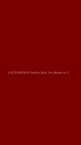 Tampilan Antarmuka Aplikasi Lenterapoker Prediksi Bola Jitu Malam Ini - 2