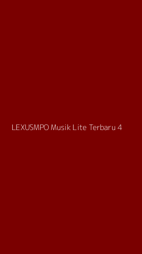 Tampilan Antarmuka Aplikasi Lexusmpo Musik Lite Terbaru - 4