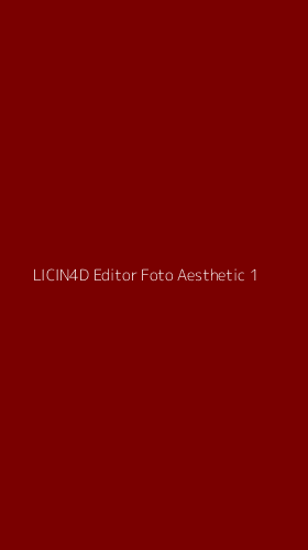 Tampilan Antarmuka Aplikasi Licin4d Editor Foto Aesthetic - 1