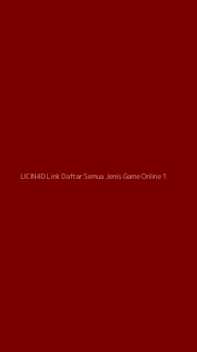 Tampilan Antarmuka Aplikasi Licin4d Link Daftar Semua Jenis Game Online - 1