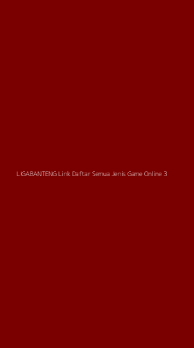 Tampilan Antarmuka Aplikasi Ligabanteng Link Daftar Semua Jenis Game Online - 3