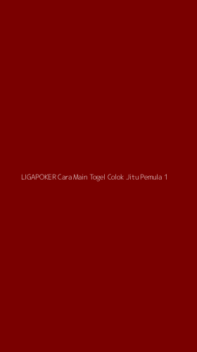 Tampilan Antarmuka Aplikasi Ligapoker Cara Main Togel Colok Jitu Pemula - 1