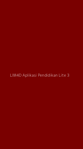 Tampilan Antarmuka Aplikasi Lim4d Aplikasi Pendidikan Lite - 3
