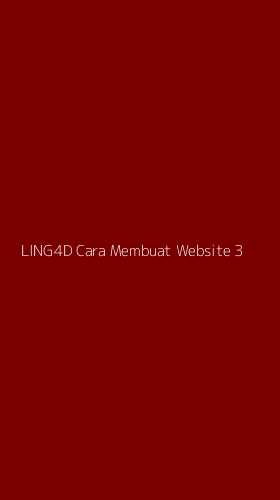 Tampilan Antarmuka Aplikasi Ling4d Cara Membuat Website - 3