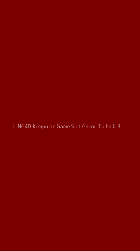 Tampilan Antarmuka Aplikasi Ling4d Kumpulan Game Slot Gacor Terbaik - 3