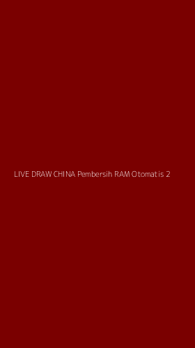 Tampilan Antarmuka Aplikasi Live Draw China Pembersih Ram Otomatis - 2