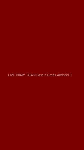 Tampilan Antarmuka Aplikasi Live Draw Japan Desain Grafis Android - 3