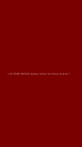 Tampilan Antarmuka Aplikasi Live Draw Oregon Aplikasi Daftar Slot Resmi Android - 1