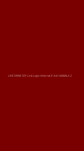 Tampilan Antarmuka Aplikasi Live Draw Sdy Link Login Alternatif Anti Nawala - 2