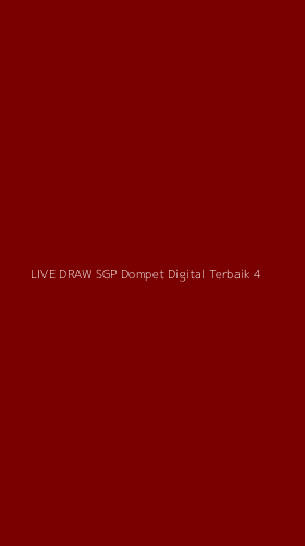 Tampilan Antarmuka Aplikasi Live Draw Sgp Dompet Digital Terbaik - 4