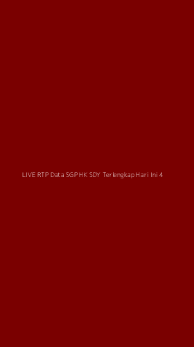 Tampilan Antarmuka Aplikasi Live Rtp Data Sgp Hk Sdy Terlengkap Hari Ini - 4