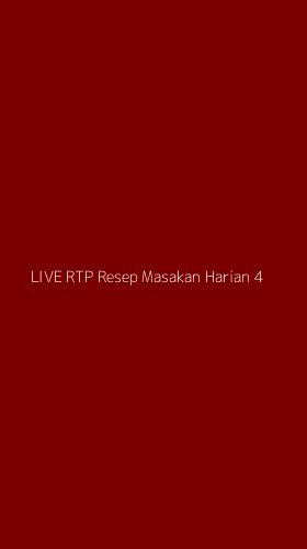 Tampilan Antarmuka Aplikasi Live Rtp Resep Masakan Harian - 4
