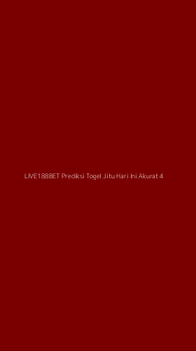 Tampilan Antarmuka Aplikasi Live188bet Prediksi Togel Jitu Hari Ini Akurat - 4