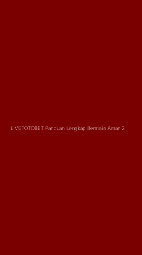 Tampilan Antarmuka Aplikasi Livetotobet Panduan Lengkap Bermain Aman - 2