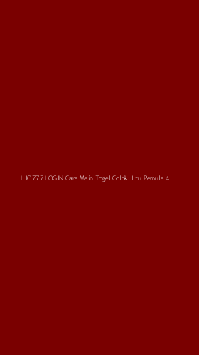 Tampilan Antarmuka Aplikasi Ljo777 Login Cara Main Togel Colok Jitu Pemula - 4