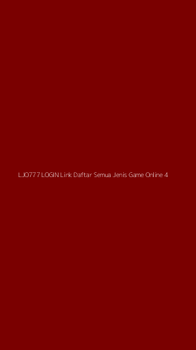 Tampilan Antarmuka Aplikasi Ljo777 Login Link Daftar Semua Jenis Game Online - 4