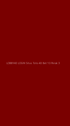 Tampilan Antarmuka Aplikasi Lobby4d Login Situs Toto 4d Bet 10 Perak - 3