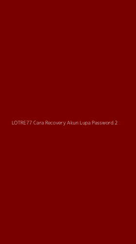 Tampilan Antarmuka Aplikasi Lotre77 Cara Recovery Akun Lupa Password - 2