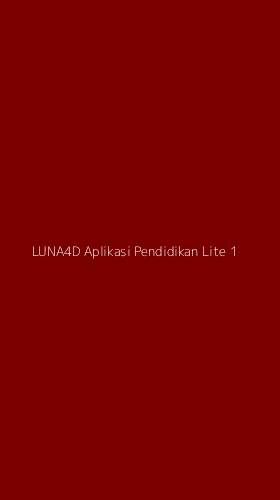 Tampilan Antarmuka Aplikasi Luna4d Aplikasi Pendidikan Lite - 1